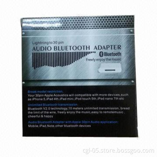 Lighting to 30-pin Bluetooth Audio Adapter
